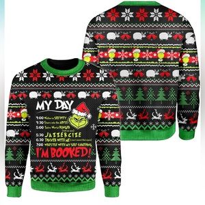 Unisex Funny high neck ugly Christmas sweater NWOT